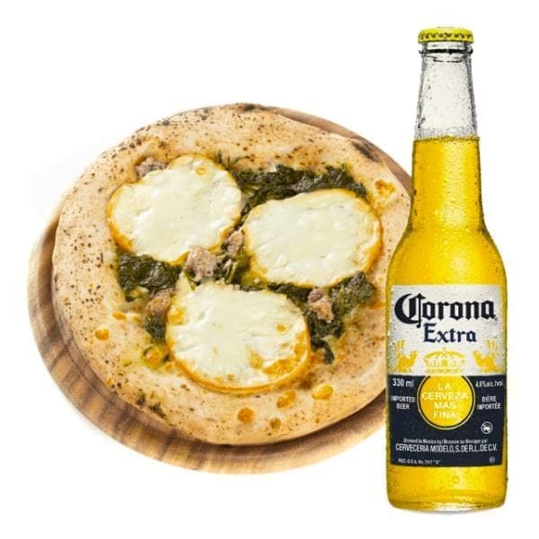 Salsiccia e friarielli 29cm + Corona (33 cl)