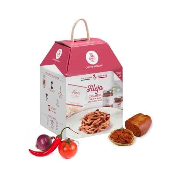 Fileja calabrese con ‘nduja e sugo alla cipolla rossa