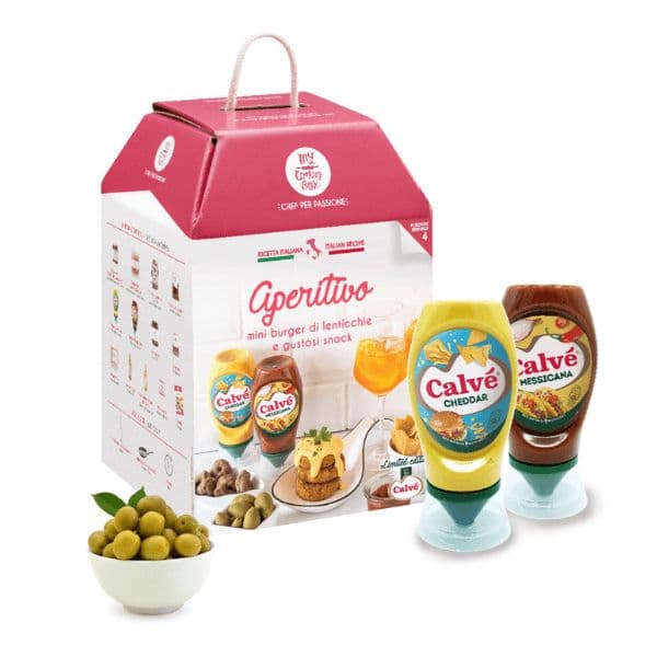 Aperitivo con mini burger di lenticchie e gustosi snack