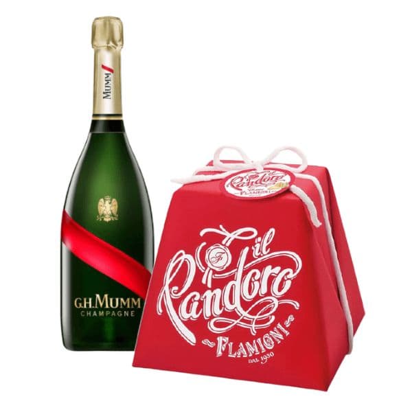 Champagne AOC Grand Cordon Brut + Pandoro Classico Flamigni Incarto Rosso (750 g)
