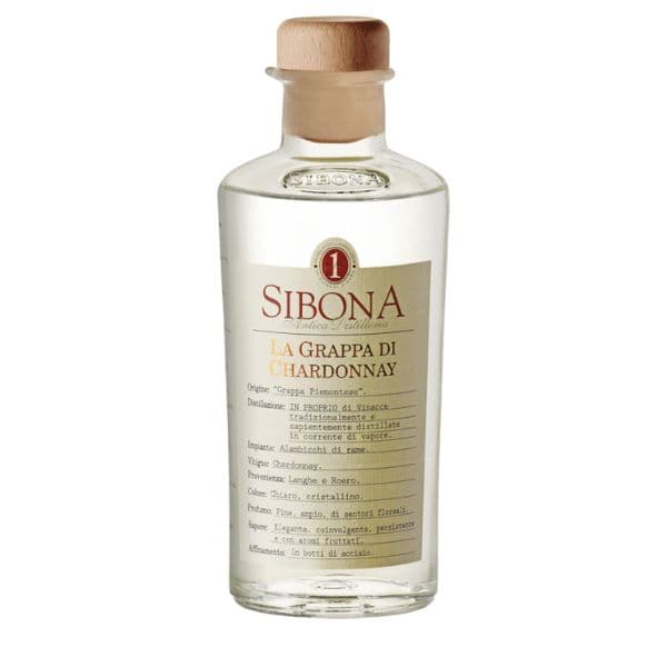 La grappa di Chardonnay Sibona (50 cl)