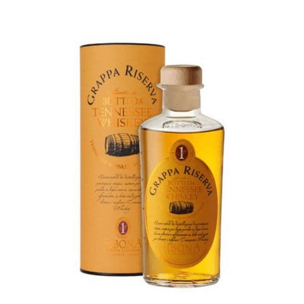 Grappa Riserva affinata in Botti di Tennessee Whiskey Sibona (50 cl)