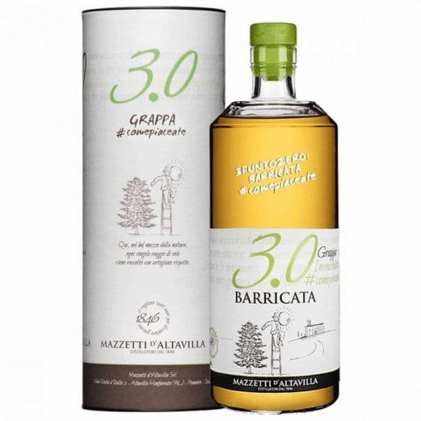 Grappa Barricata 3.0 Mazzetti d'Altavilla (Astucciato) (70 cl)