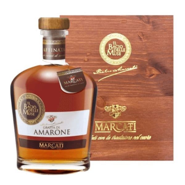 Il Bacio delle Muse - Grappa di Amarone Marcato (in confezione di legno)