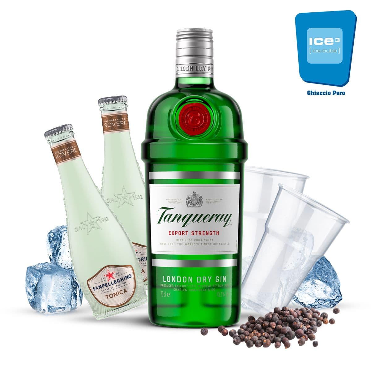 Sanpellegrino Wood Tonic Gin Tonic Kit con Ginepro - per 10 persone