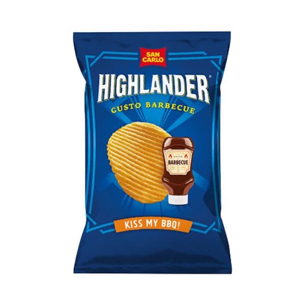 Patatine Highlander Gusto BBQ Barbecue (70 g)