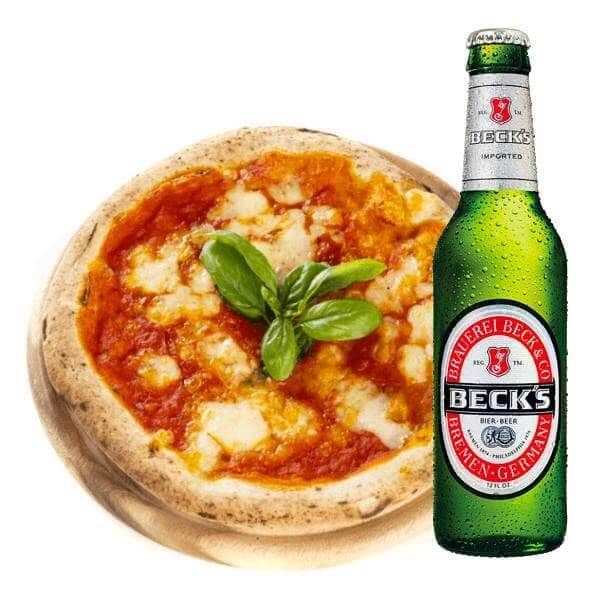 Margherita - Pronta in 5 minuti! + Beck's (33 cl)