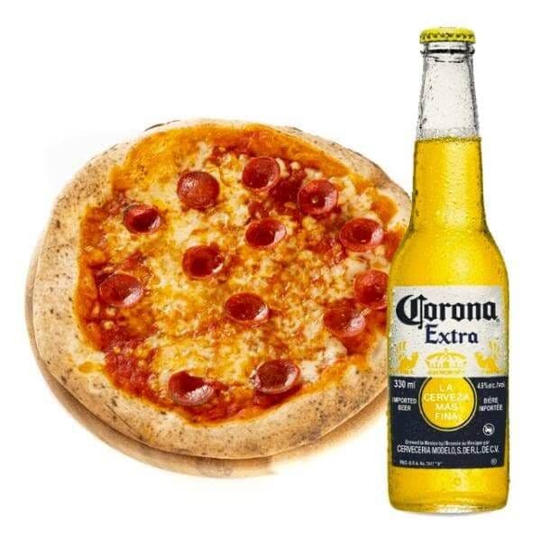 Diavola - Pronta in 5 minuti! + Corona (33cl)