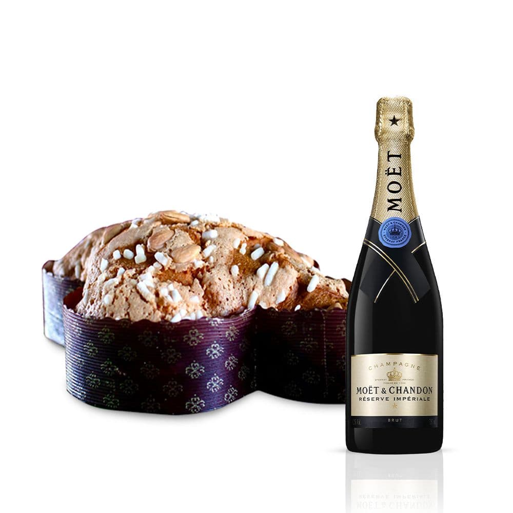 Kit Pasquale - Champagne AOC Réserve Impériale Brut + Colomba artigianale classica glassata (1 kg)