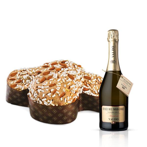 Kit Pasquale - Valdobbiadene Prosecco Superiore DOCG + Colomba classica incartata a mano (1 kg)