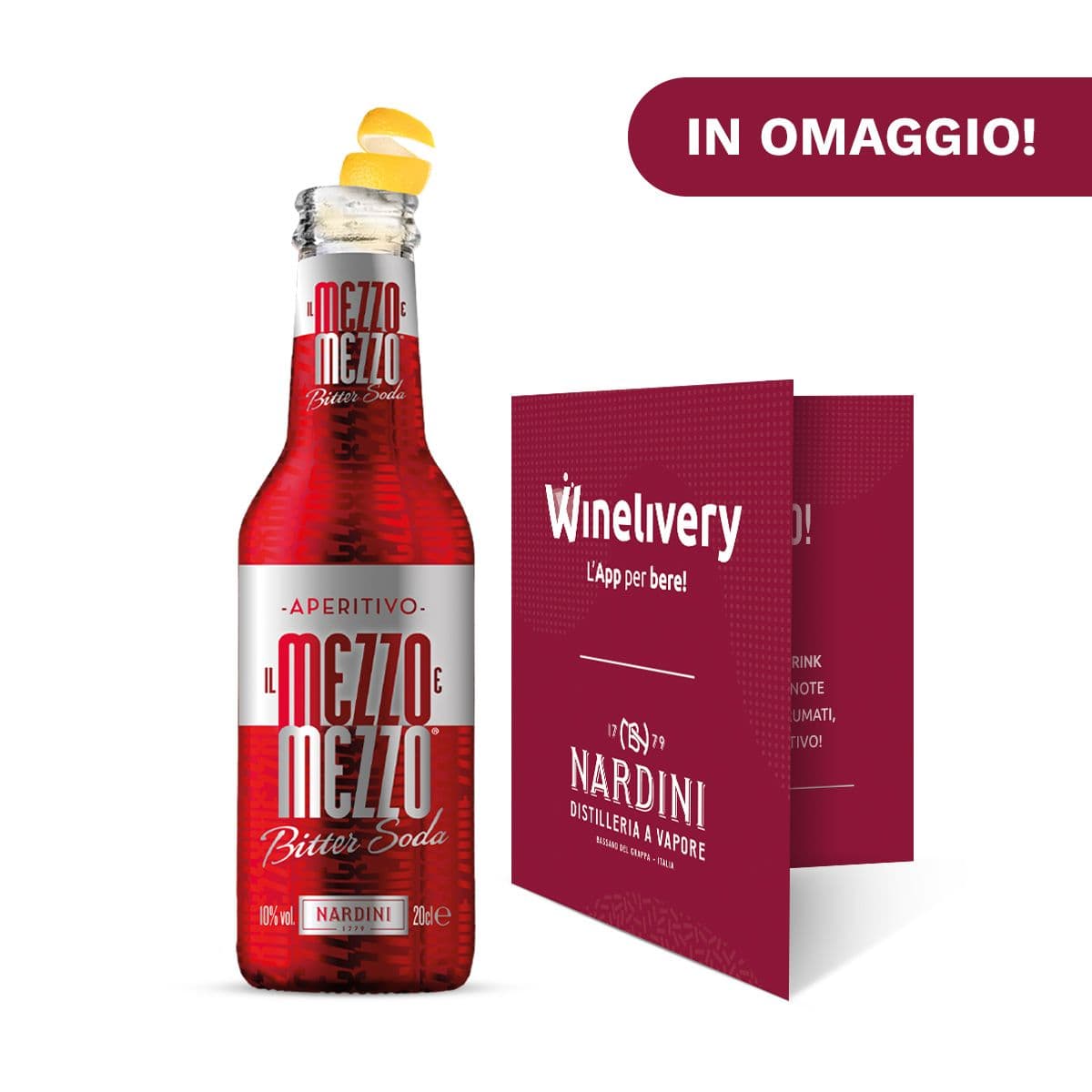 Mezzoemezzo Bitter Soda in Omaggio (20 cl)
