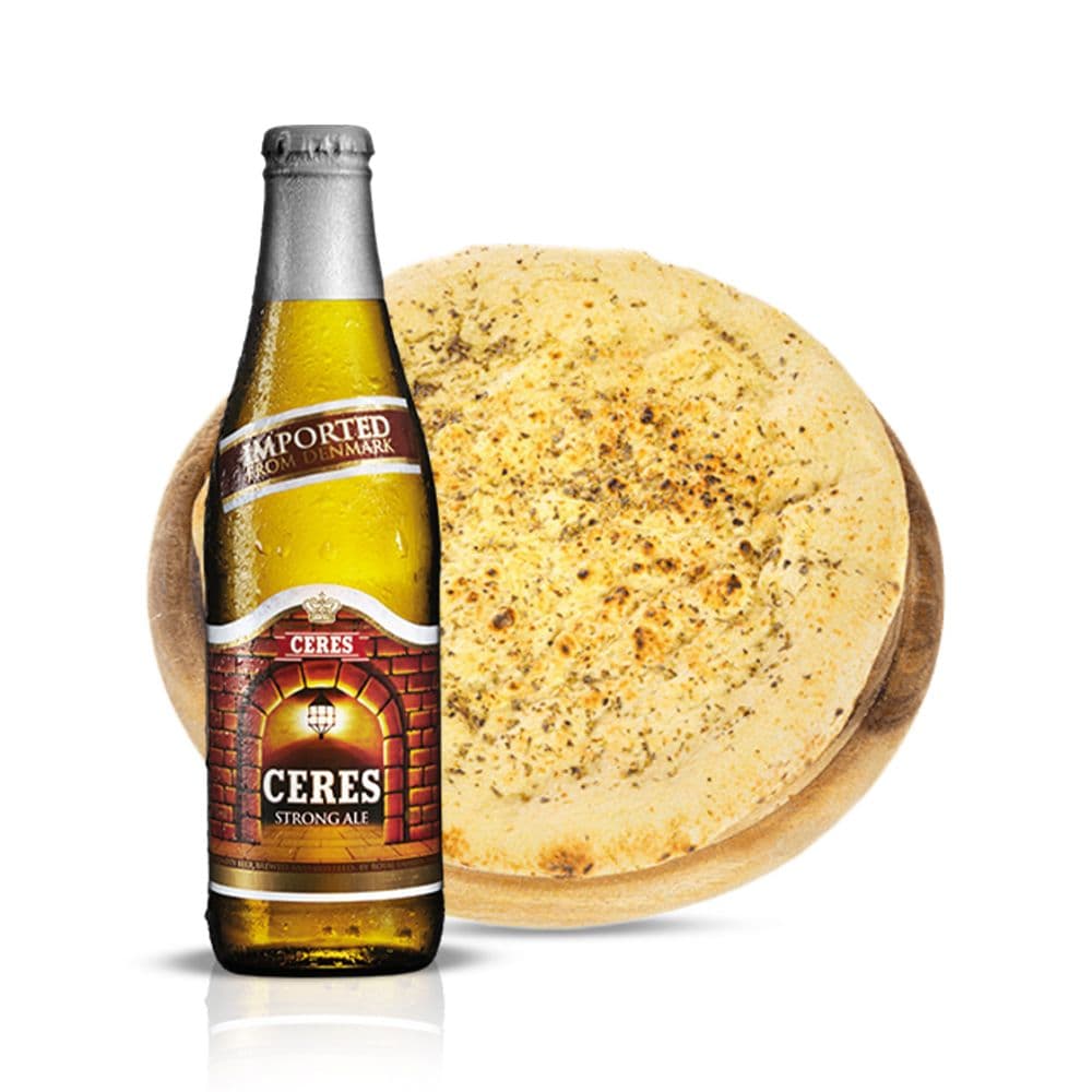 Focaccia - Pronta in 5 minuti! + Ceres Strong Ale (33 cl)