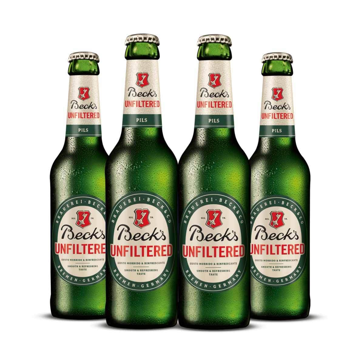 Beck's Unfiltered (33 cl) 4 pezzi