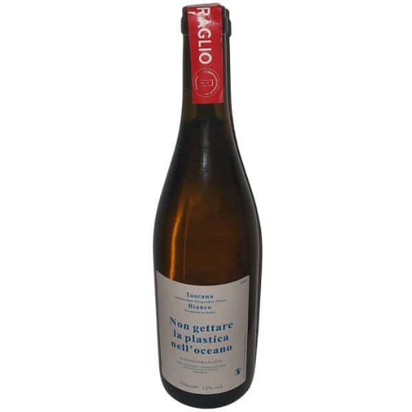 Vino Bianco Toscana IGT  "Non Gettare la Plastica nell'Oceano" 2020