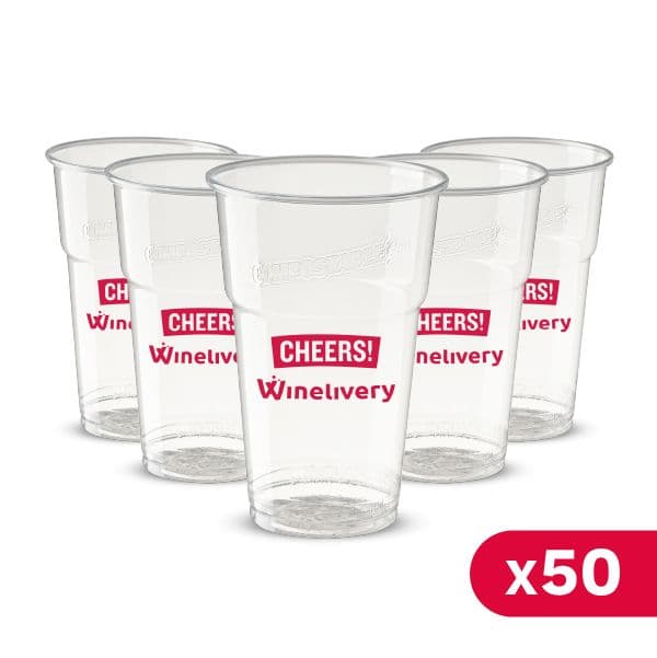 Bicchieri in plastica biodegradabile brandizzati WL 30cl - box da 50 