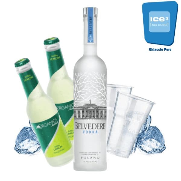 Belvedere Vodka Lemon Kit - per 10 persone