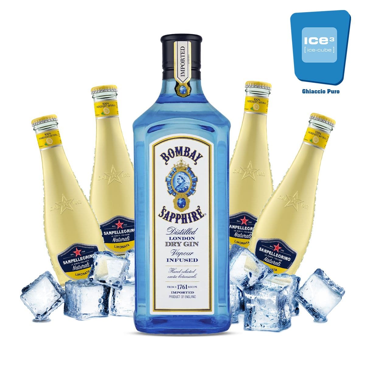 Bombay - Gin Lemon Kit - per 10 persone