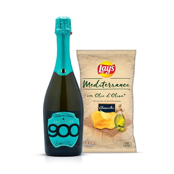 Gran Cuvèe 900 Extra Dry + Lay’s Mediterranee (120 g)