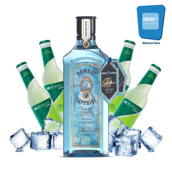 Bombay Artist Edition by Paolo Stella - Gin Lemon Kit - per 10 persone