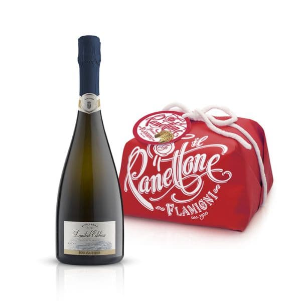 Panettone Glassato (750 g) + Alta Langa DOCG Limited Edition 2018