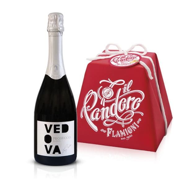 Pandoro Classico (750 g) + Prosecco DOCG Extra Dry Vedova