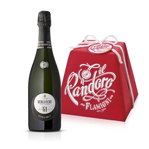 Pandoro Classico (750 g) + Franciacorta DOCG Extra Brut ‘61
