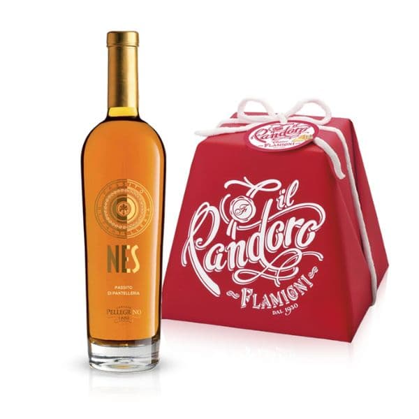 Pandoro Classico (750 g) + Passito Naturale di Pantelleria DOC Nes