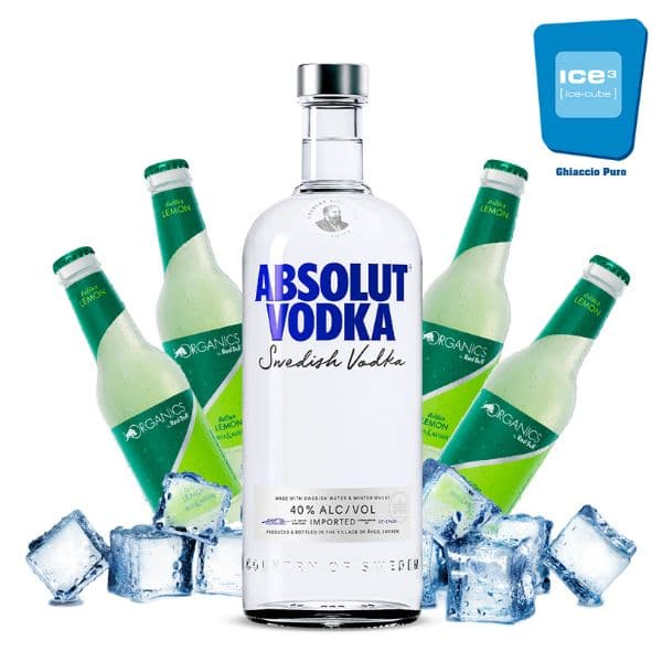 Absolut Vodka Lemon Kit - per 10 persone
