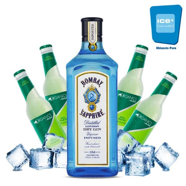 Bombay Gin Lemon Kit - per 10 persone