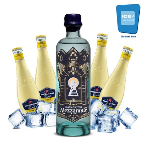 Mezzanotte Gin Lemon Kit - per 10 persone