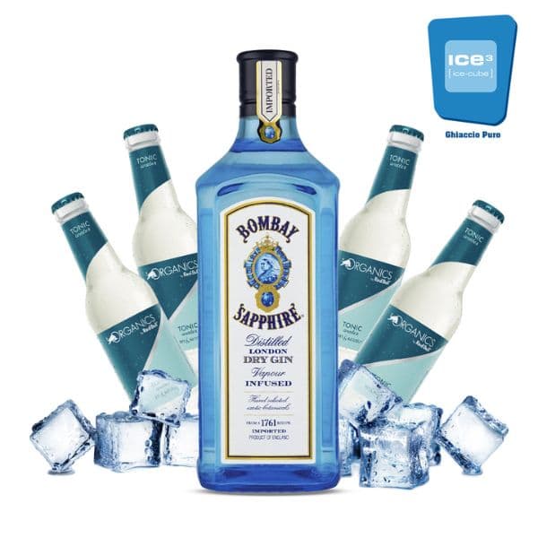 London Sparkling - Bombay Gin Tonic Kit - per 10 persone