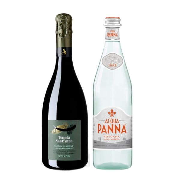 Prosecco Valdobbiadene Superiore DOCG Extra Dry con Acqua Panna