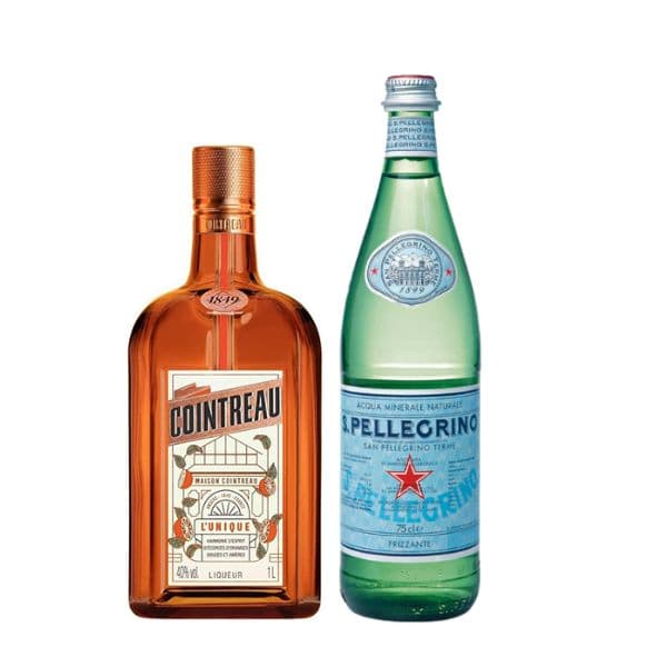 Cointreau (70 cl) con S.Pellegrino