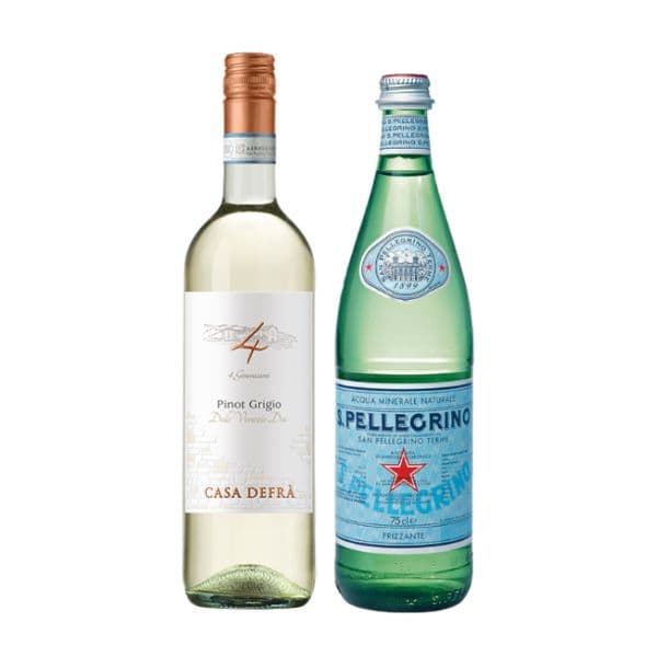 Pinot Grigio DOC 2022 con S.Pellegrino