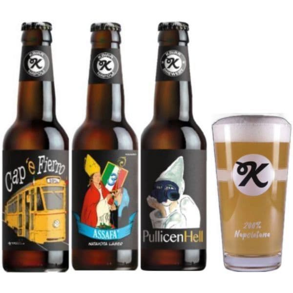 Kit Kbirr Novità (33 cl) con 1 Bicchiere in Vetro Omaggio
