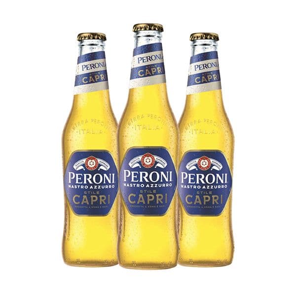 Box da 3 - Peroni Nastro Azzurro - Stile Capri (33 cl)