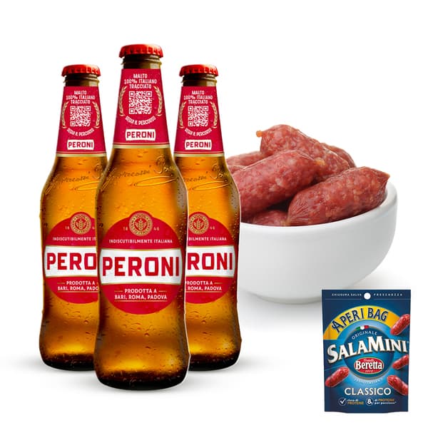 Kit Aperitivo - Beretta Classico Aperibag + Birra Peroni