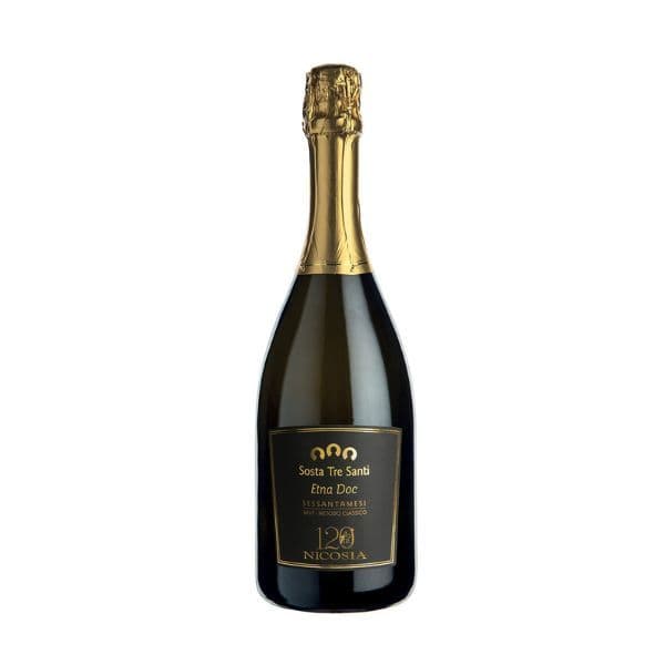 Spumante Etna Bianco Extra Brut DOC Sessantamesi Sosta Tre Santi 2016