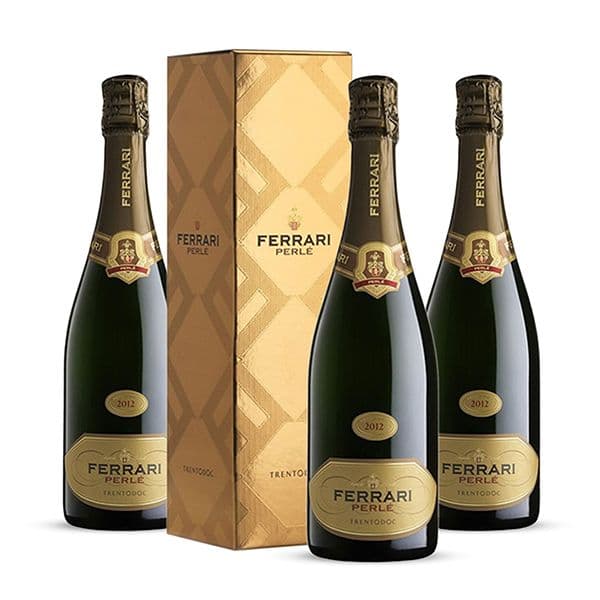 Box da 3 - Trento DOC Ferrari Perlé 2017 (Astucciato)