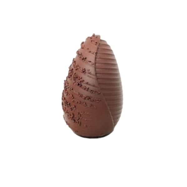 Uovo di Cioccolato Fondente Valrhona e grue al cacao (350 g)