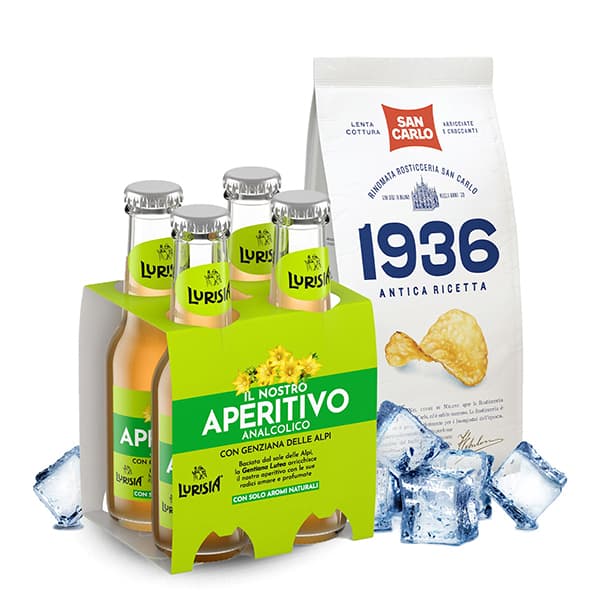 Kit Aperitivo - Analcolico Genziana e San Carlo 1936 Antica Ricetta