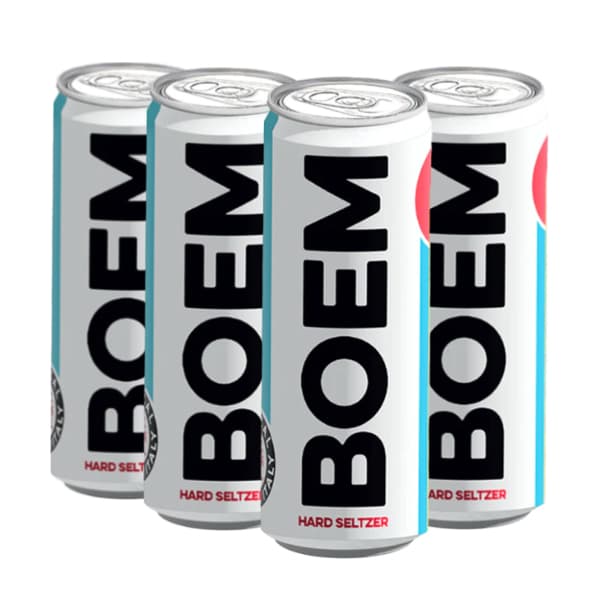 BOEM Hard Seltzer (25 cl) 4 pezzi