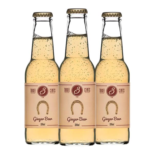 Three Cents Ginger Beer (20 cl) 3 pezzi