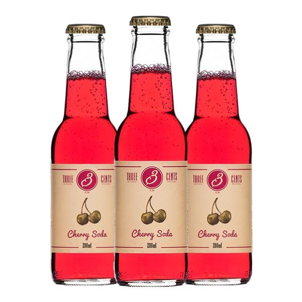 Three Cents Cherry Soda (20 cl) 3 pezzi