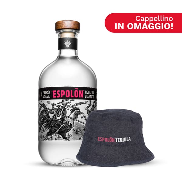 Tequila Espolòn Blanco (70 cl) con cappellino in omaggio!