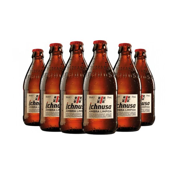 Box da 6 - Ichnusa Ambra Limpida (45 cl)