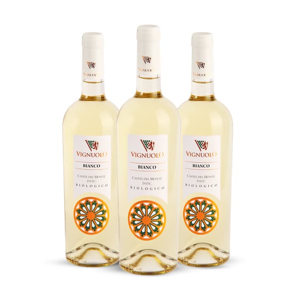 Box da 3 - Castel del Monte DOC Bianco Vignuolo BIO 2022