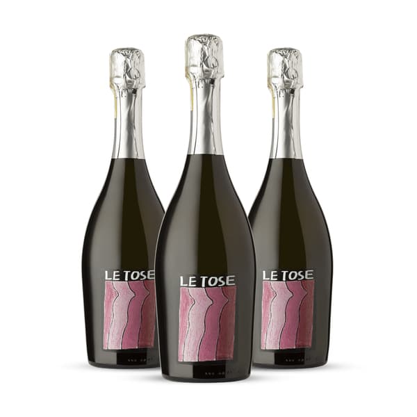 Box da 3 - Prosecco Superiore Conegliano Valdobbiadene DOCG Le Tose Brut