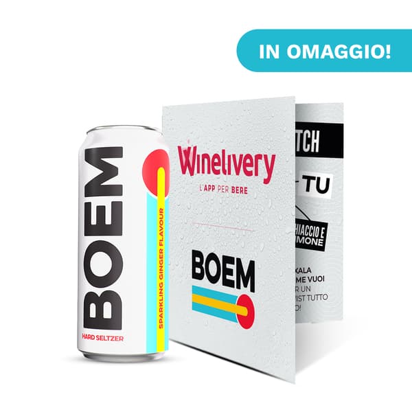 BOEM Hard Seltzer (25 cl) in omaggio!