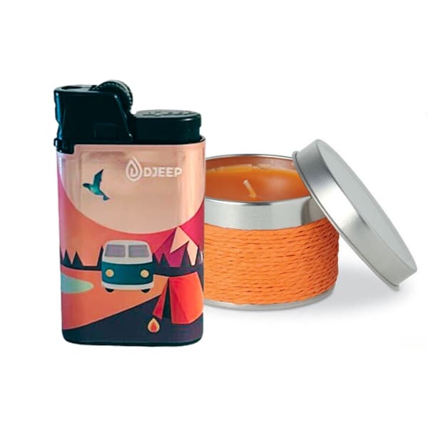 Kit Accendino Djeep e Candela profumata